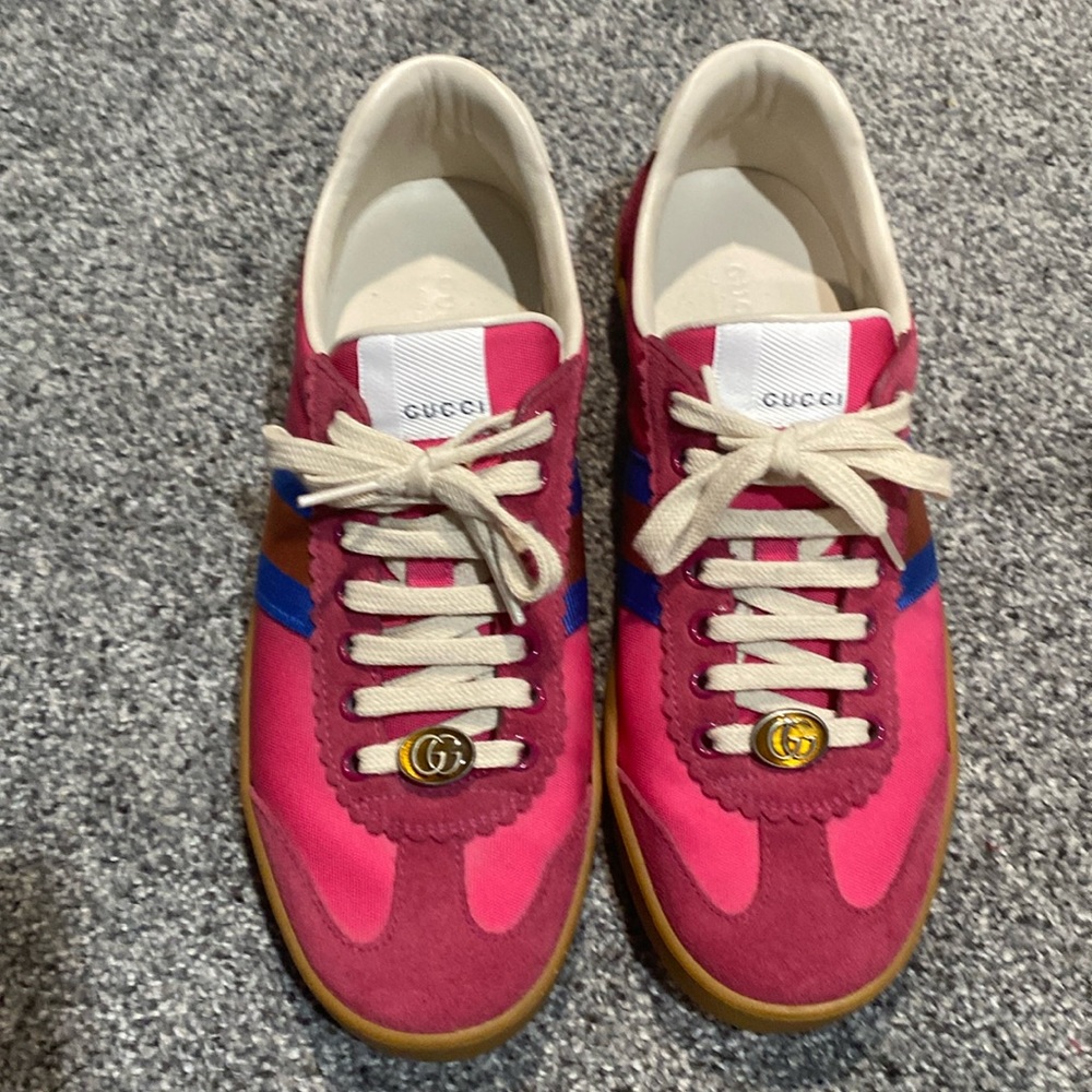 Gucci sneakers.